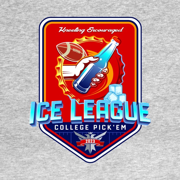 Ice League Fantasy Football College Pick'Em 2023 - Front Design by Blake Dumesnil Designs